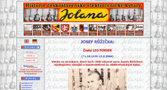 Desktop Screenshot of jolana.info